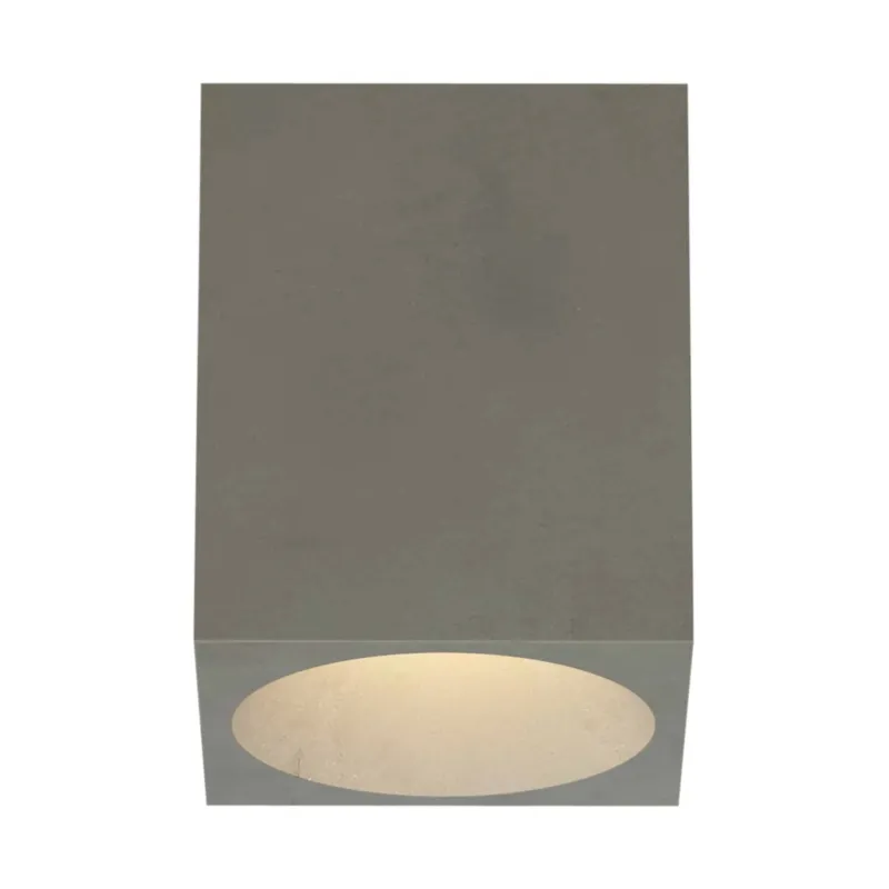 Lampa sufitowa kwadratowa matowy beton szara GU10 LED IP44 KOS SQUARE 1326015 – Astro Lighting Ostatnia szansa
