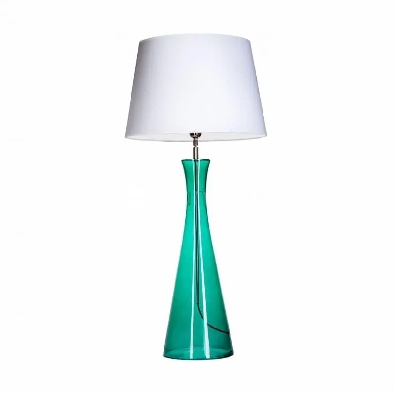 Dodaj do koszyka Lampa stołowa zielony butelkowy klosz biały CHIANTI GREEN L236312230 - 4Concepts