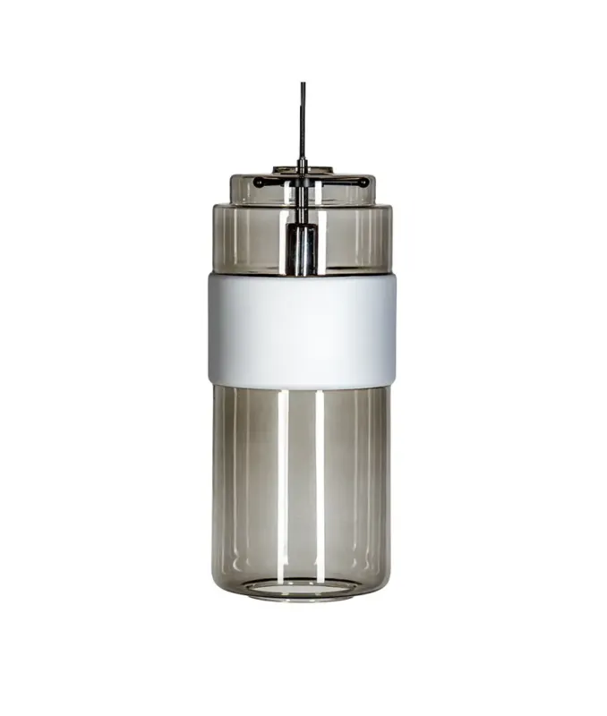 Zamów teraz Lampa stylowa wisząca UMBRIEL LONG SILVER Z202110000 - 4Concepts