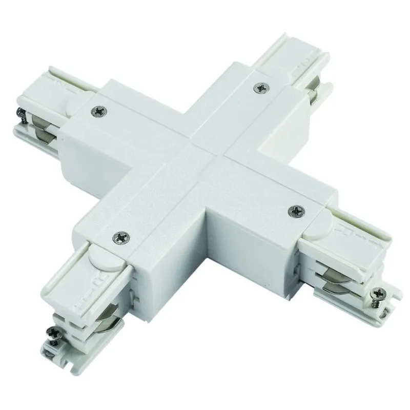 Do wyczerpania zapasów Łącznik X szynoprzewodu 3F 230V - Biały 8116 - Antigo