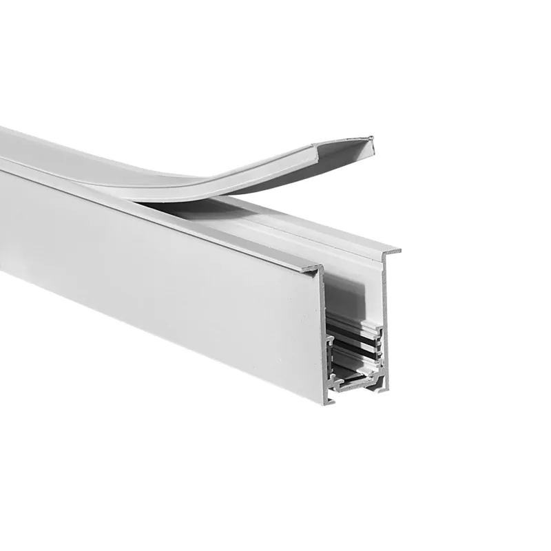 Łatwy zwrot Szyna magnetyczna podtynkowa LL-20F biała 100cm 1218 - Decorativi