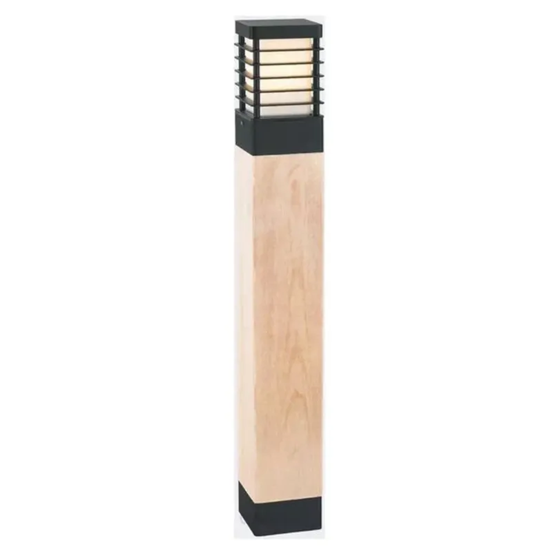 Lampa stojąca słupek drewno HALMSTAD 85CM 1413BL - Norlys Ekspresowa dostawa