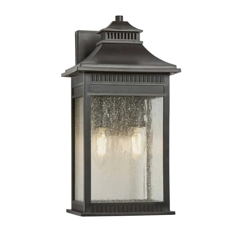 Kinkiet zewnętrzny brązowy 2-punktowy QZ/LIVINGSTON2/M z serii LIVINGSTON - Elstead Lighting Hit cenowy