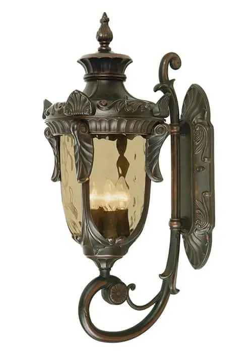 Szybka dostawa Kinkiet zewnętrzny brązowy metalowy 3-punktowy PH1/L OB z serii PHILADELPHIA - Elstead Lighting