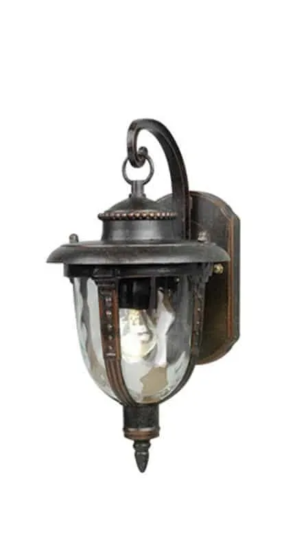 Wybór klientów Kinkiet zewnętrzny brązowy metalowy ze szkłem TL2/M WB z serii ST LOUISS - Elstead Lighting
