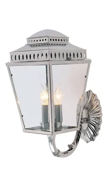 Kinkiet zewnętrzny chromowany szklany 3-punktowy MANSIONHS/WB1 z serii MANSION HOUSE - Elstead Lighting Oferta
