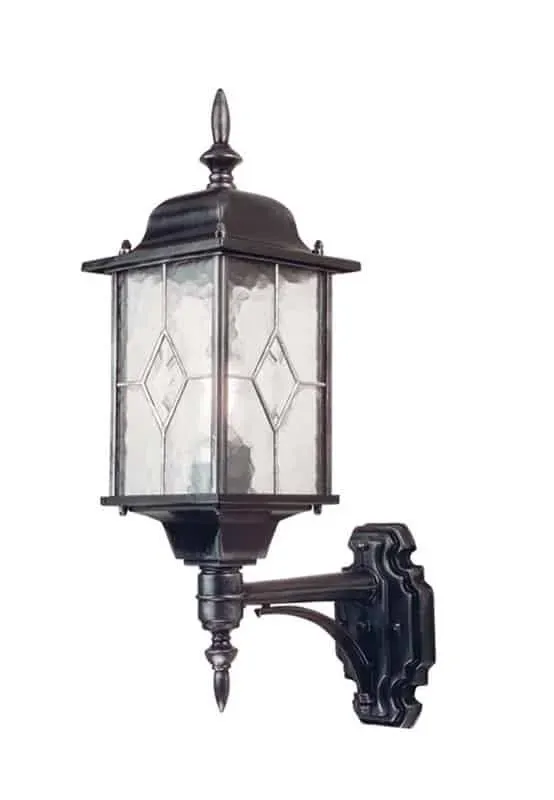 Kup teraz Kinkiet zewnętrzny grafitowy metalowy ze szkłem WX1 z serii WEXFORD - Elstead Lighting