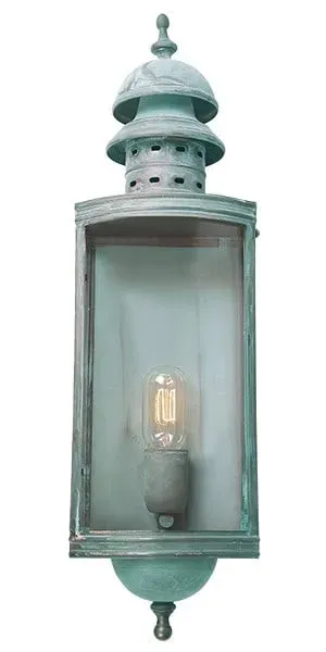 Bezpieczna płatność Kinkiet zewnętrzny metalowy zielony 60cm DOWNING STREET V z serii DOWNING STREET - Elstead Lighting