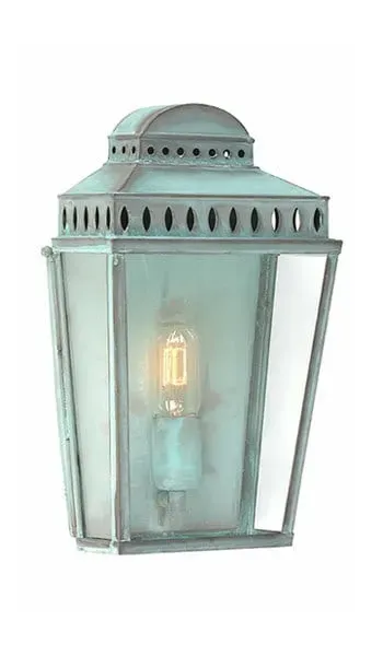 Bezpieczna płatność Kinkiet zewnętrzny metalowy zielony IP44 MANSION HOUSE V z serii MANSION HOUSE - Elstead Lighting