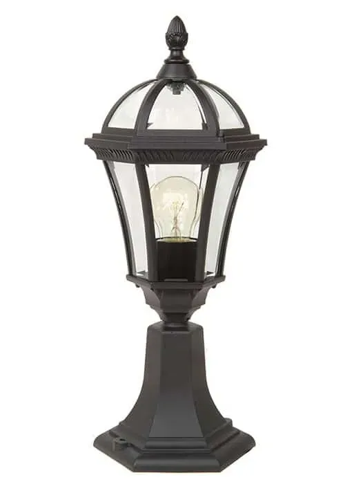 Lampa stojąca zewnętrzna czarna metalowa GZH/LB3 z serii LEDBURY - Elstead Lighting Dostępne od ręki