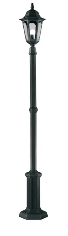 Latarnia ogrodowa czarna metalowa 180cm PR6 z serii PARISH - Elstead Lighting Wyprzedaż