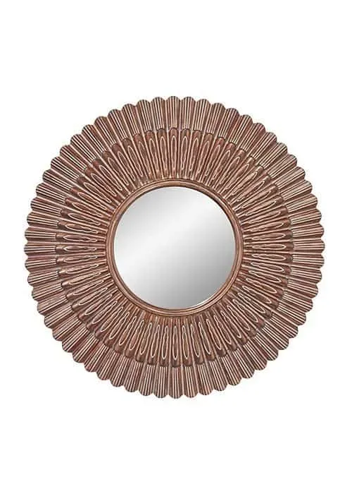 Kup online Lustro okrągłe miedziane dekoracyjne 91cm FE/CHEYENNE MIRR z serii CHEYENNE - Elstead Lighting