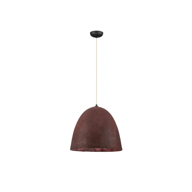 Zamów dziś Lampa wisząca wabi-sabi Silos 50cm brązowo-czerwona