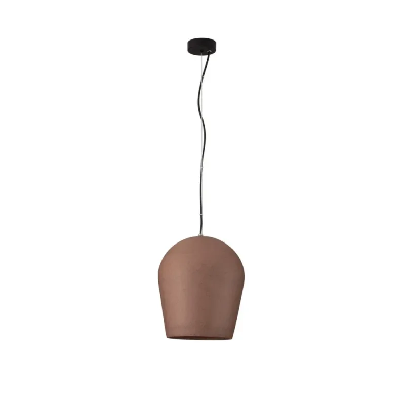 Do wyczerpania zapasów Lampa wisząca ogrodowa z betonu Miop 29cm bordowa