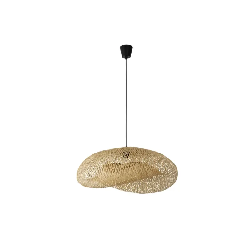 Cena promocyjna Lampa wisząca bambusowa boho Ladina 76cm