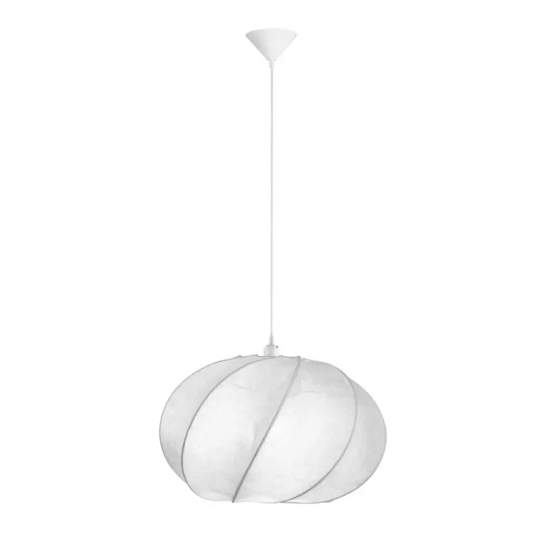Zamów teraz Lampa wisząca japandi Rabo 34cm biała