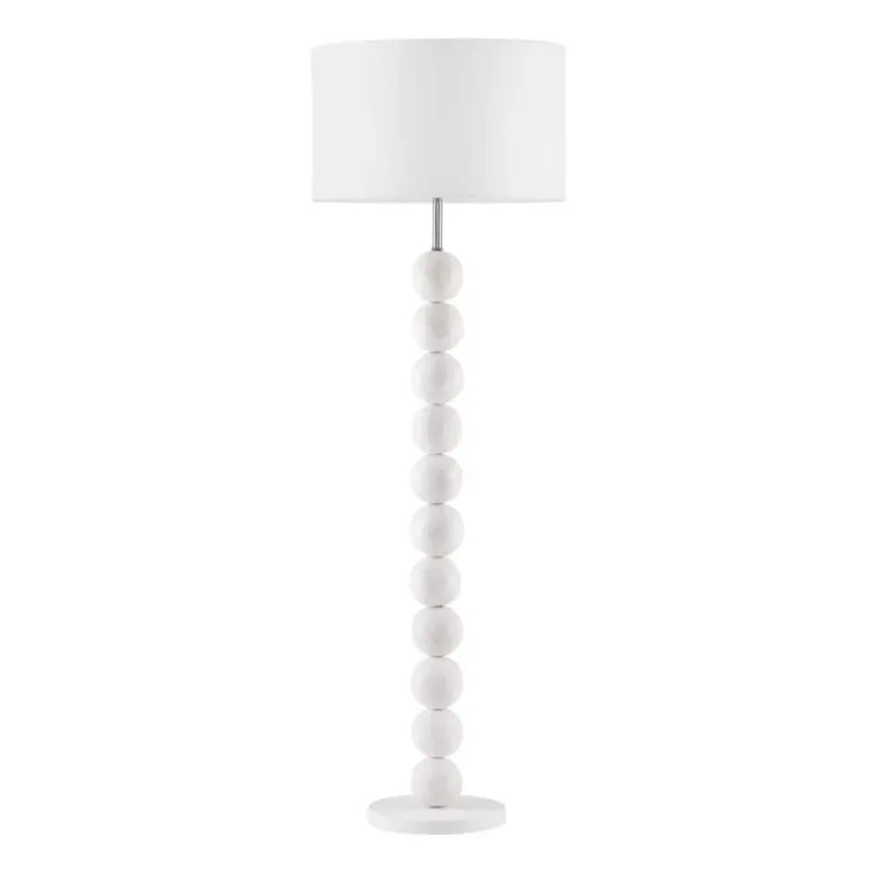 Lampa podłogowa japandi Mocashi 155cm biała Zamów teraz