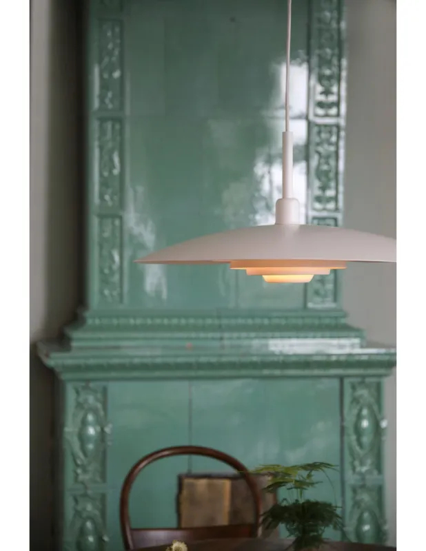 Lampa wisząca retro metalowa Piny 57cm biała Markslojd Do wyczerpania zapasów