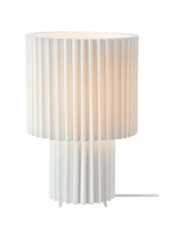 Zamów teraz Lampa stołowa plisowana Catis 32cm biała Markslojd