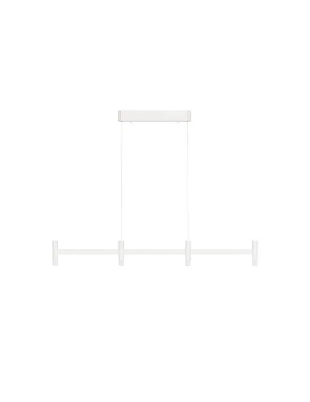 Bestseller Lampa wisząca minimalistyczna Cipote LED 2700K 111cm biała