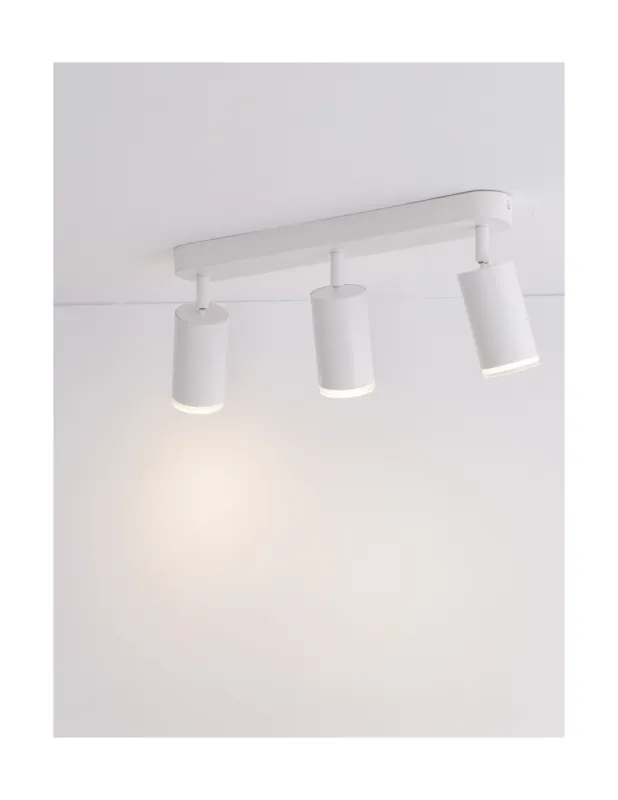 Ekspresowa dostawa Reflektor 3 minimalistyczne tuby Moma 38cm biały