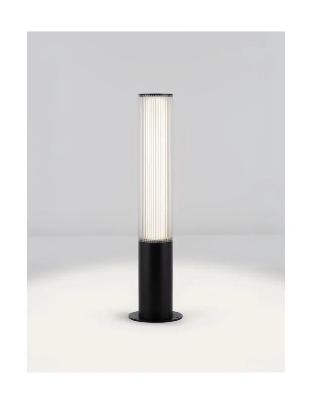 Nowoczesna lampa ogrodowa stojąca Mipan LED 3000K 65,5cm czarny mat Obniżka ceny