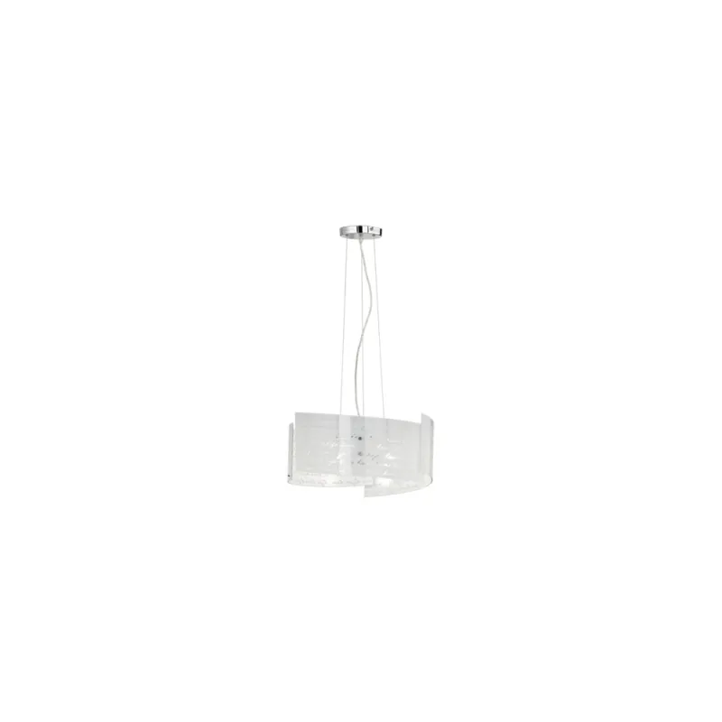 Lampa wisząca szklana Signa 50 Biała Trio Ostatnia szansa