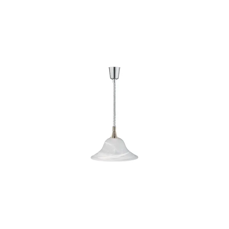 Lampa wisząca antyczna Viola 38 Biały/Nikiel MatTrio Wyjątkowa oferta