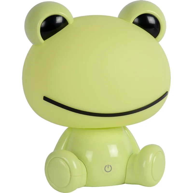 Lampa dziecięca stołowa Dodo Frog Zielona Lucide Sprawdź teraz