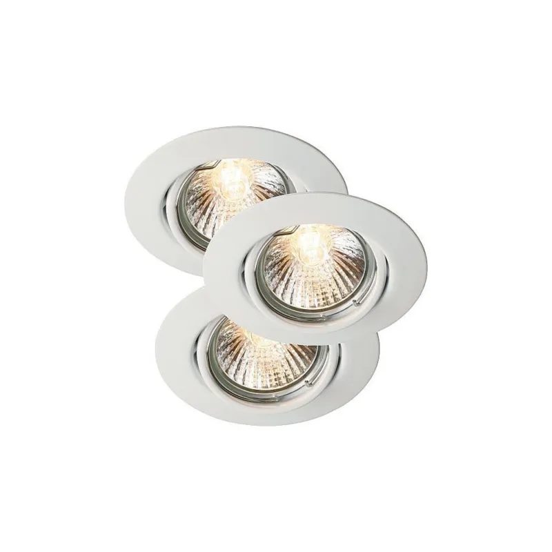 Lampa Spot "oczko" Triton 3szt (zestaw) Biała Nordlux Premium