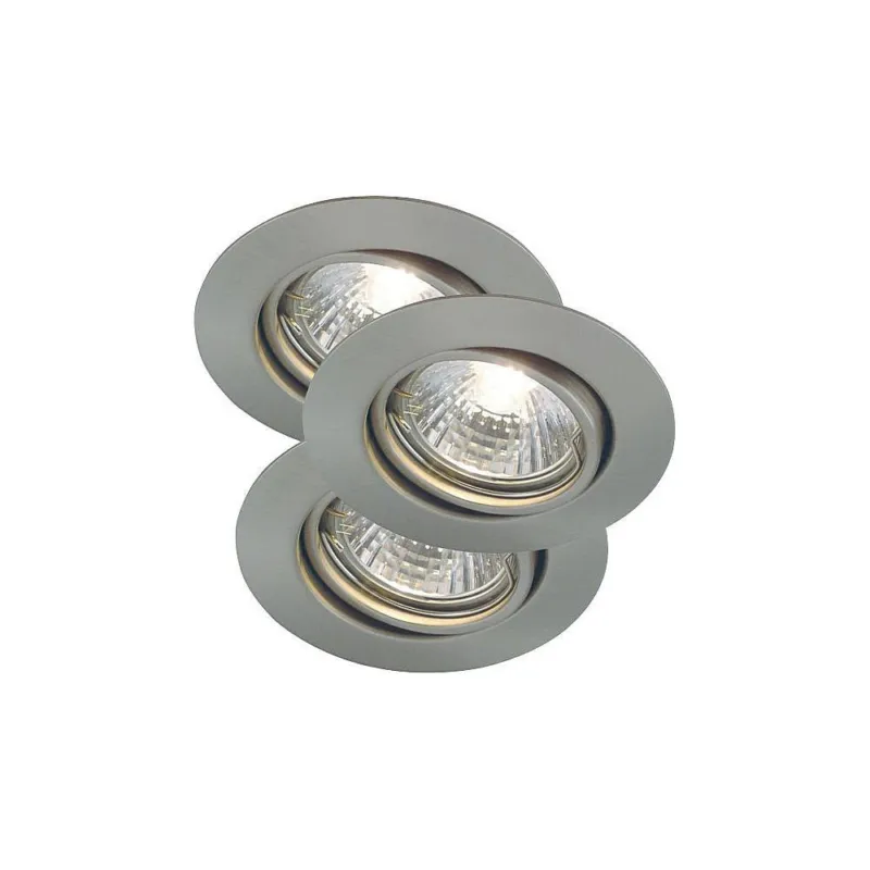 Ekspresowa dostawa Lampa Spot "oczko" Triton 3szt (zestaw) Stalowa Nordlux