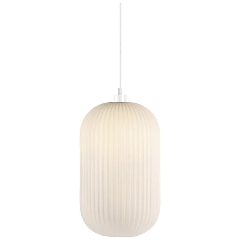 Wysoka jakość Lampa wisząca szklana Milford 20 Biała Nordlux