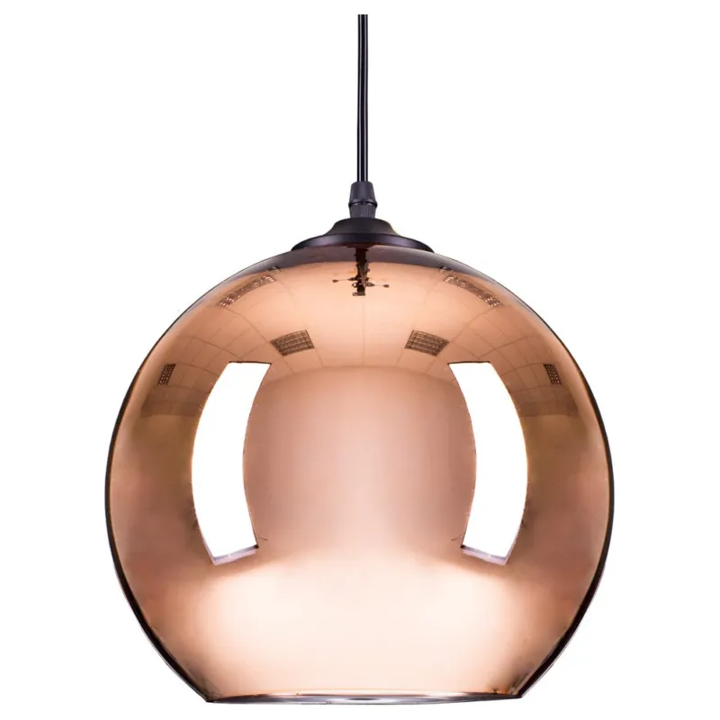 Zamów teraz Lampa wisząca szklana kula Mirrow Glow 30 Miedziana Lustro Step Into Design