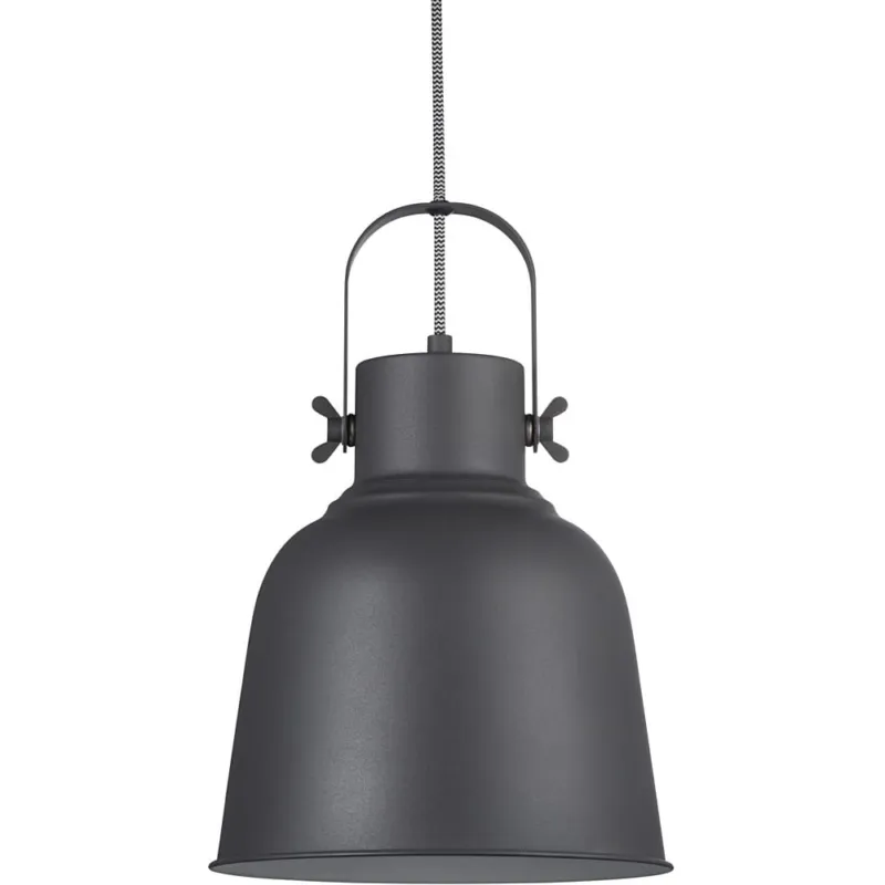 Wysoka jakość Lampa wisząca industrialna Adrian 25 Czarna Nordlux