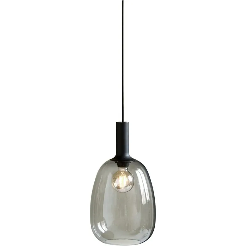 Najlepsza cena Lampa wisząca szklana Alton 23 Czarna Nordlux