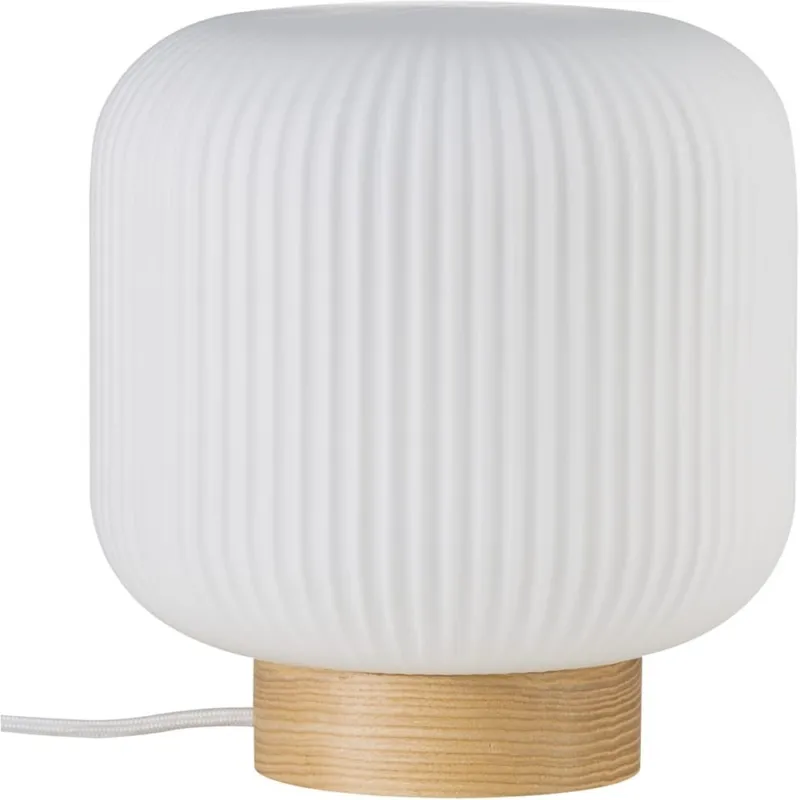 Tylko do końca tygodnia Lampa stołowa szklana Milford Jasne Drewno Nordlux