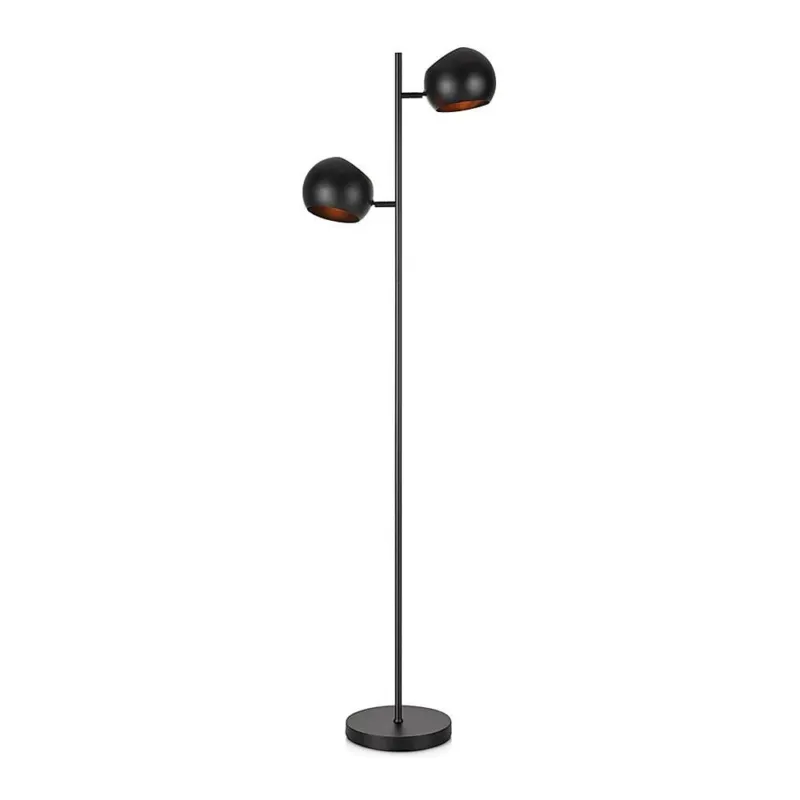 Zamów dziś Lampa podłogowa podwójna Edgar Czarna Markslojd