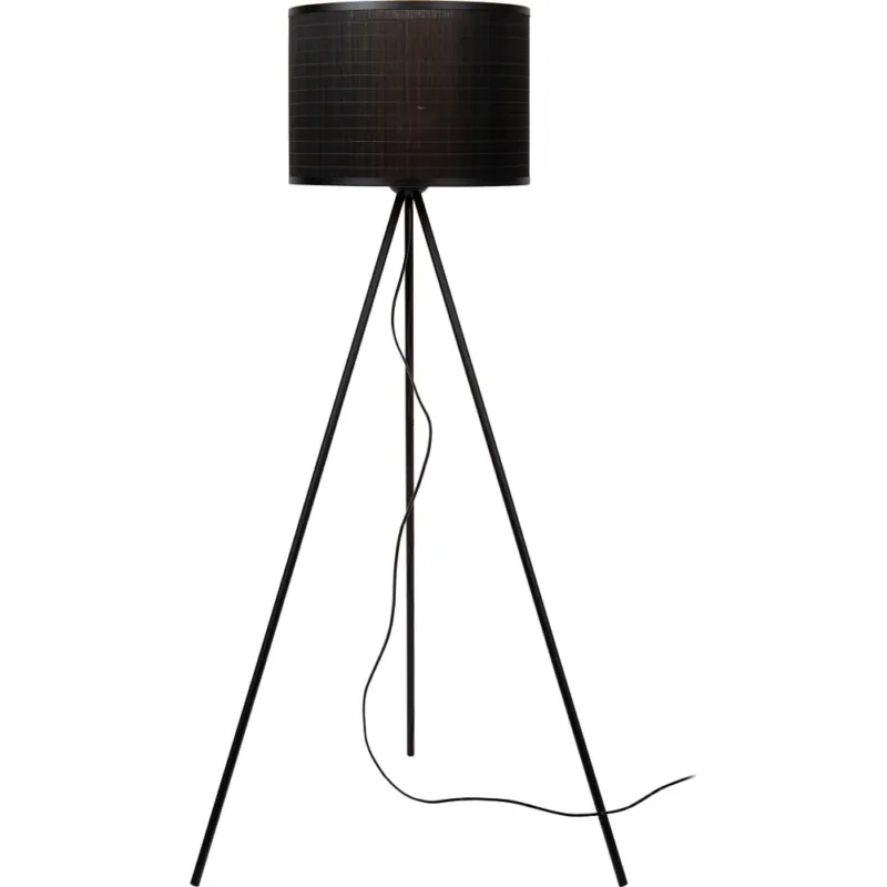 Lampa podłogowa bambusowa boho Tagalog czarna Lucide Ekspresowa dostawa