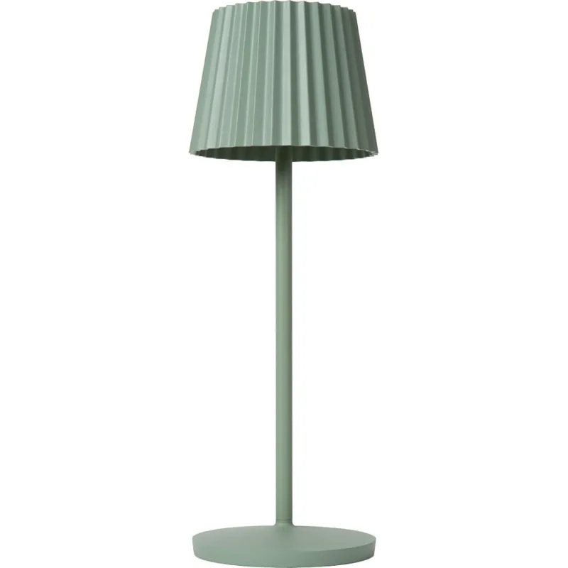 Wysoka jakość Lampa ogrodowa na stół Justine LED zielona Lucide