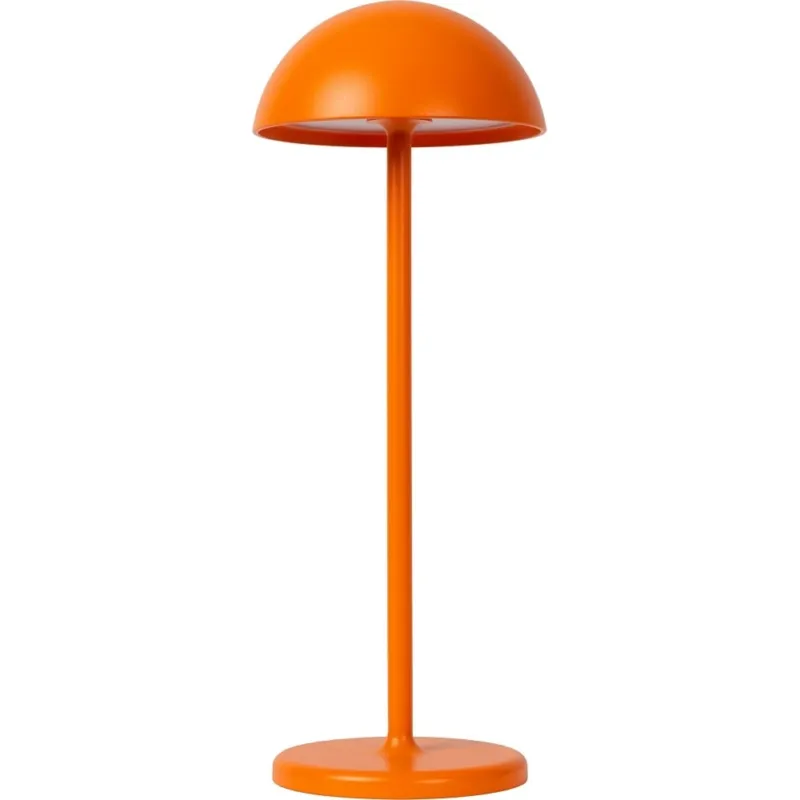Darmowy zwrot Lampa ogrodowa na stół Joy pomarańczowa Lucide