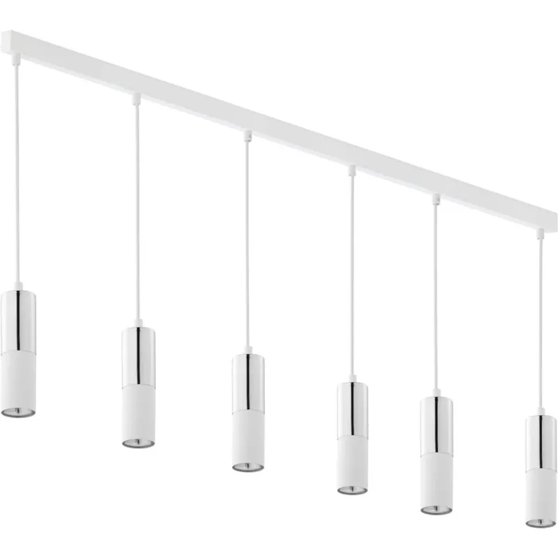 [OUTLET] Lampa wiszące tuby Elit VI 115cm biała TK Lighting Szybka wysyłka