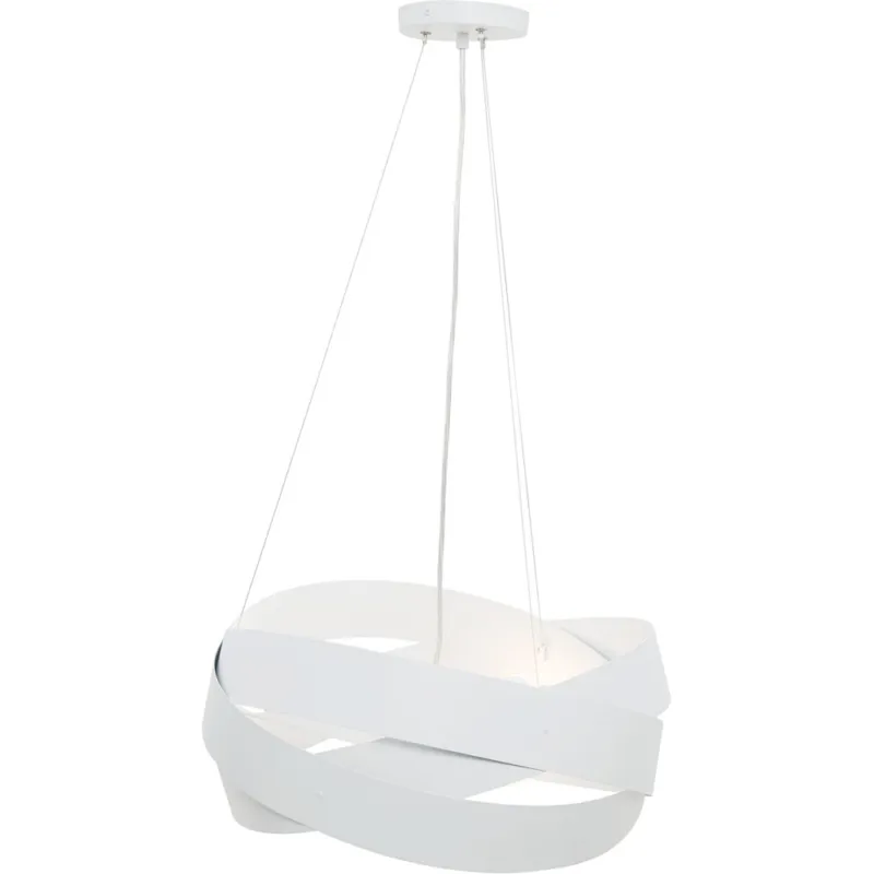 Lampa wisząca nowoczesna Tornado 50cm biała Zumaline Szybka wysyłka