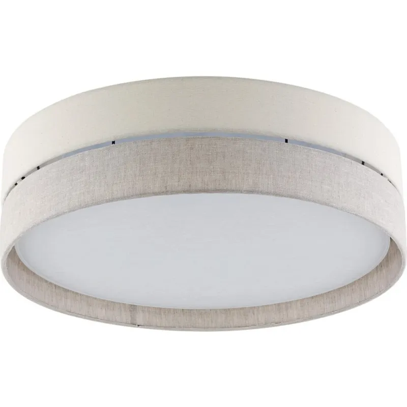 Plafon okrągły z abażurem Eco 60cm szaro-beżowy TK Lighting Ograniczona ilość