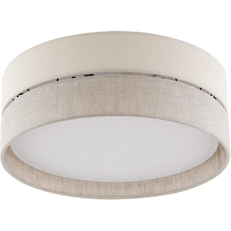 Oferta limitowana Plafon okrągły z abażurem Eco 45cm szaro-beżowy TK Lighting
