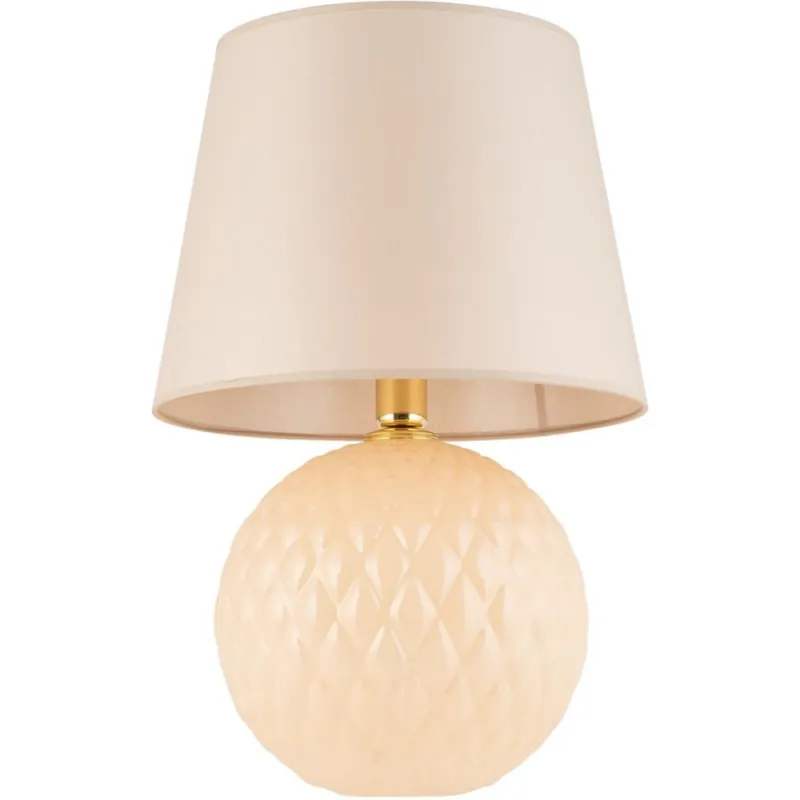 Szybka dostawa Lampa stołowa szklana dekoracyjna Santana beżowa TK Lighting