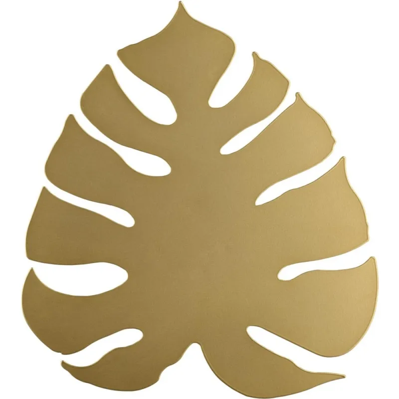 Łatwy zwrot Kinkiet ścienny dekoracyjny Monstera II 35cm złoty TK Lighting