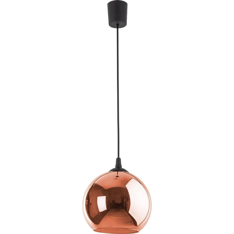 Ekspresowa dostawa Lampa wisząca szklana kula Cubus 25cm miedziana TK Lighting