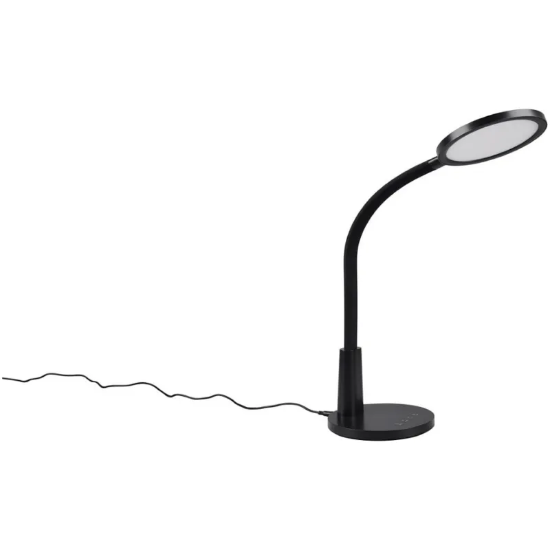 Lampa na biurko ze ściemniaczem Sally LED czarna Reality Łatwy zwrot