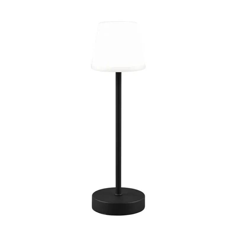 Niska cena Lampa stołowa zewnętrzna ze ściemniaczem i usb Martinez LED biało-czarna Reality