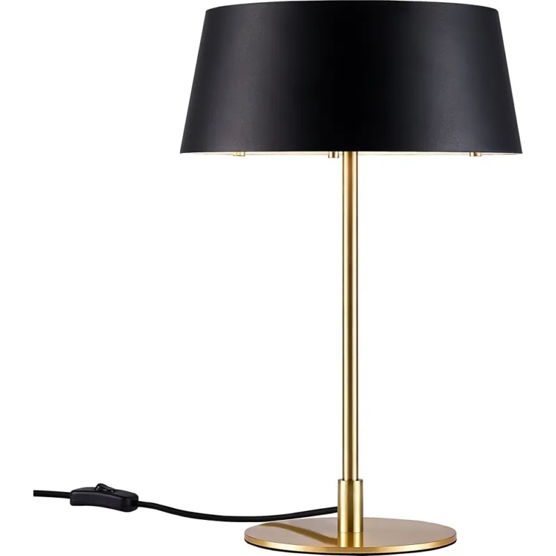 Tylko do końca tygodnia Lampa stołowa art deco Clasi czarny/mosiądz Nordlux